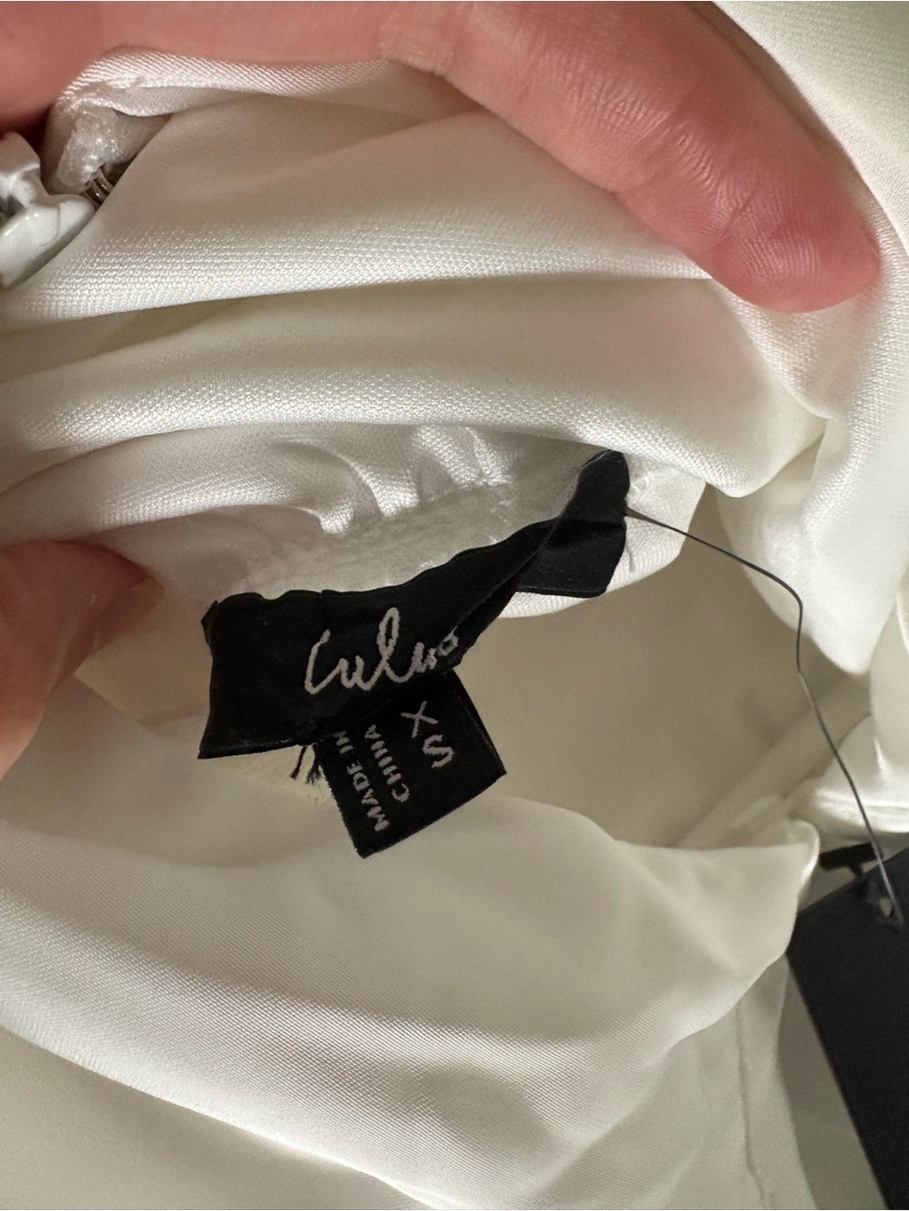Lulus Sleeveless High-Neck White Mini Dress - Picture 5 of 5